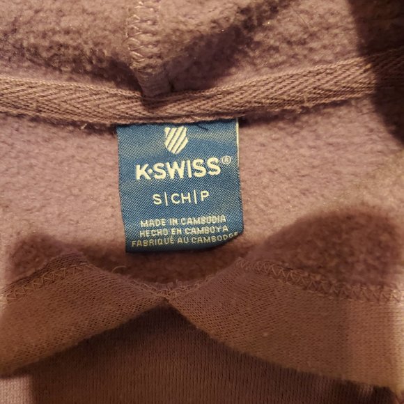 Women's K-Swiss Hoodie size small - Picture 2 of 2